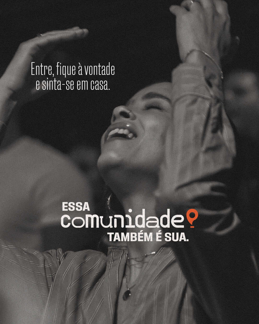 Slide de encerramento: essa comunidade também é sua