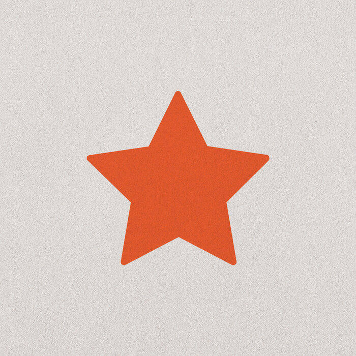 Capa do destaque Propósito: estrela em laranja sobre fundo claro